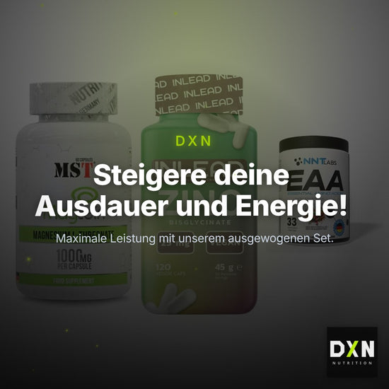 Ausdauer-Set: MST Magnesium + INLEAD Zink + NNT EAA – Clean Showcase Plus