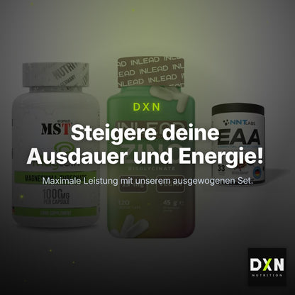 Ausdauer-Set: MST Magnesium + INLEAD Zink + NNT EAA – Clean Showcase Plus