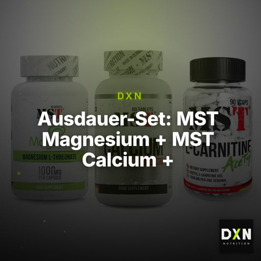Ausdauer-Set: MST Magnesium + MST Calcium + MST L-Carnitine – Clean Showcase Plus