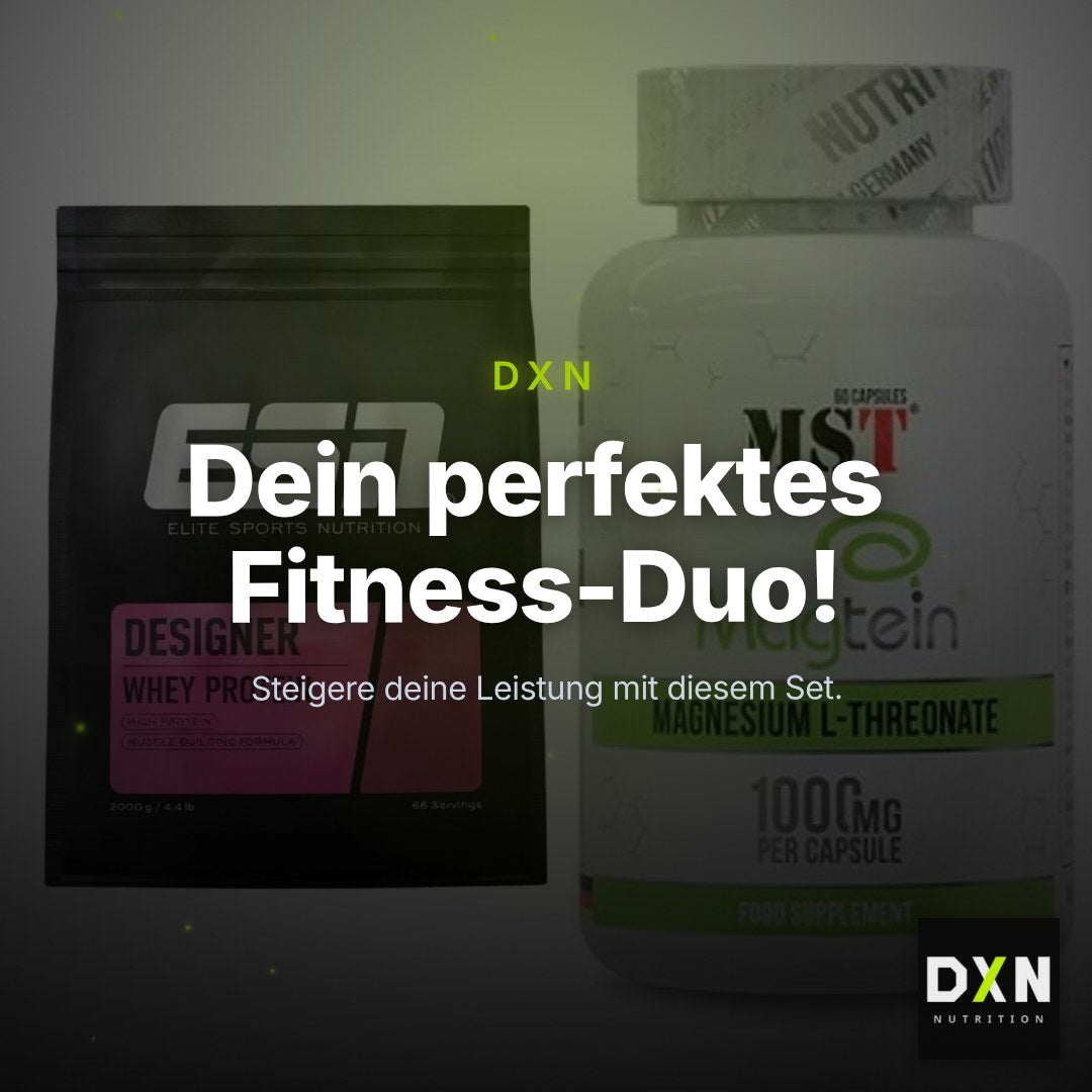 Basis-Set: ESN Designer Whey + MST Magnesium L-Threonate Magtein – Clean Showcase Plus