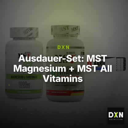 Ausdauer-Set: MST Magnesium + MST All Vitamins + Nutrend AAKG – Clean Showcase Plus