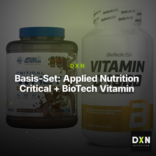 Basis-Set: Applied Nutrition Critical + BioTech Vitamin C 1000 250 – Clean Showcase Plus