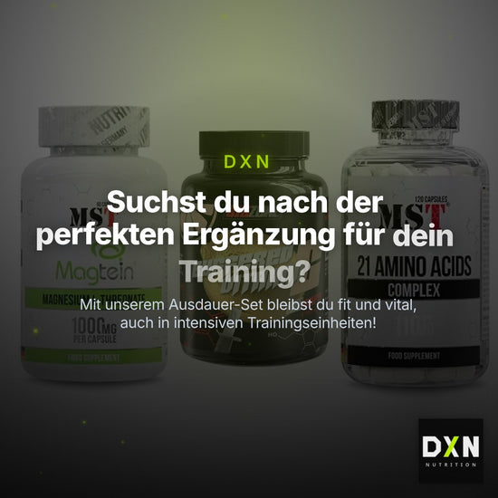Ausdauer-Set: MST Magnesium + Big Zone Buffere + MST 21 Amino – Clean Showcase Plus
