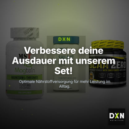 Ausdauer-Set: MST Magnesium + Applied Nutritio + BioTech BCAA – Clean Showcase Plus