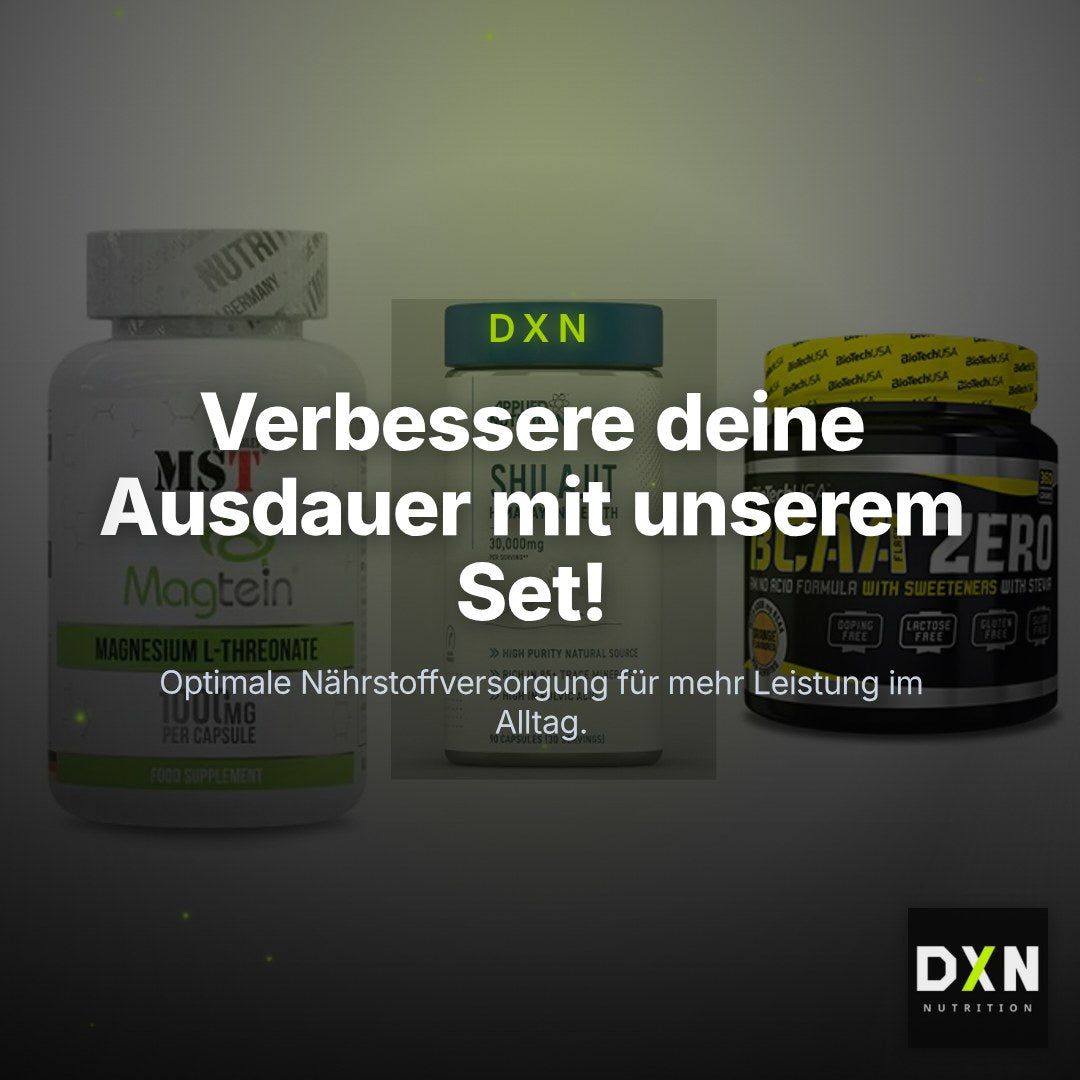 Ausdauer-Set: MST Magnesium + Applied Nutritio + BioTech BCAA – Clean Showcase Plus