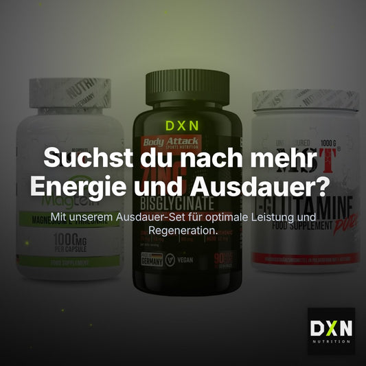 Ausdauer-Set: MST Magnesium + Body Attack Zink + MST Glutamine – Clean Showcase Plus
