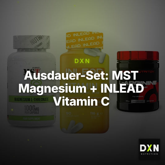 Ausdauer-Set: MST Magnesium + INLEAD Vitamin C + Scitec Arginin – Clean Showcase Plus