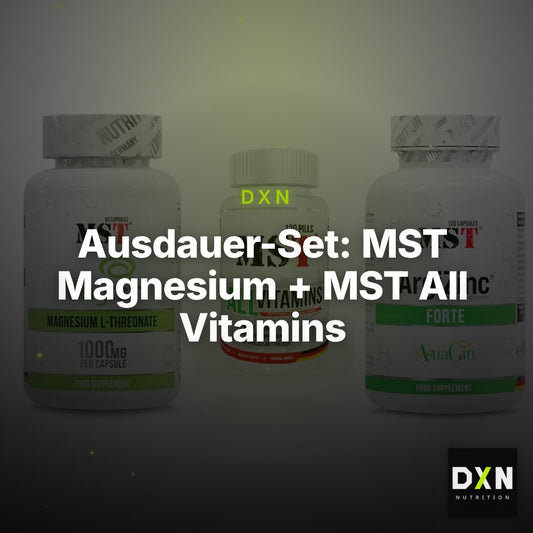 Ausdauer-Set: MST Magnesium + MST All Vitamins + MST ArgiZinc – Clean Showcase Plus
