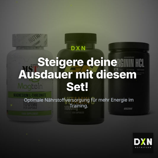 Ausdauer-Set: MST Magnesium + GN Vitamin C + Big Zone L-Argin – Clean Showcase Plus