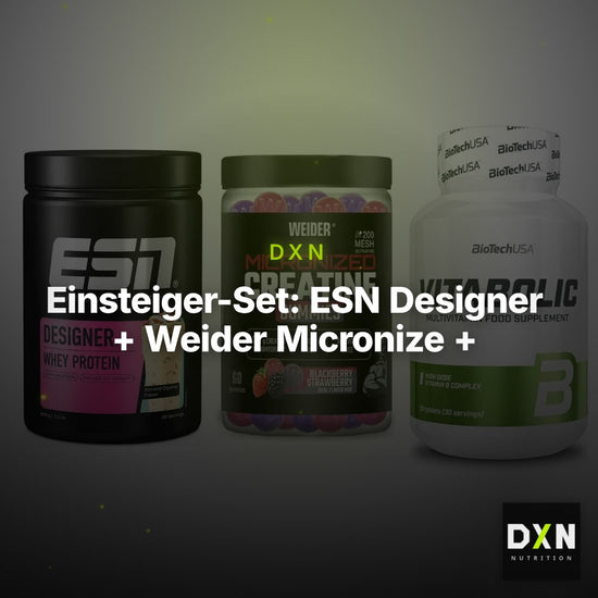 Einsteiger-Set: ESN Designer + Weider Micronize + BioTech Vitaboli – Clean Showcase Plus
