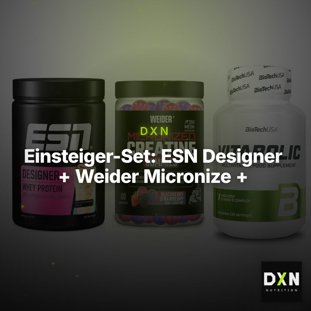 Einsteiger-Set: ESN Designer + Weider Micronize + BioTech Vitaboli – Clean Showcase Plus