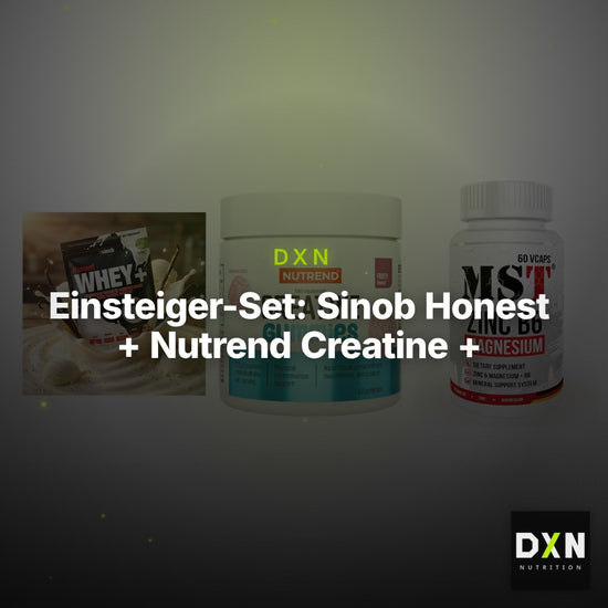 Einsteiger-Set: Sinob Honest + Nutrend Creatine + MST Zinc – Clean Showcase Plus