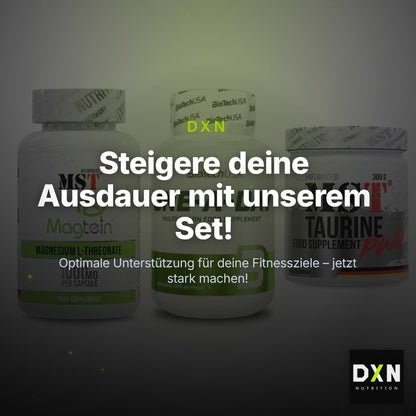Ausdauer-Set: MST Magnesium + BioTech One A + MST Taurine – Clean Showcase Plus