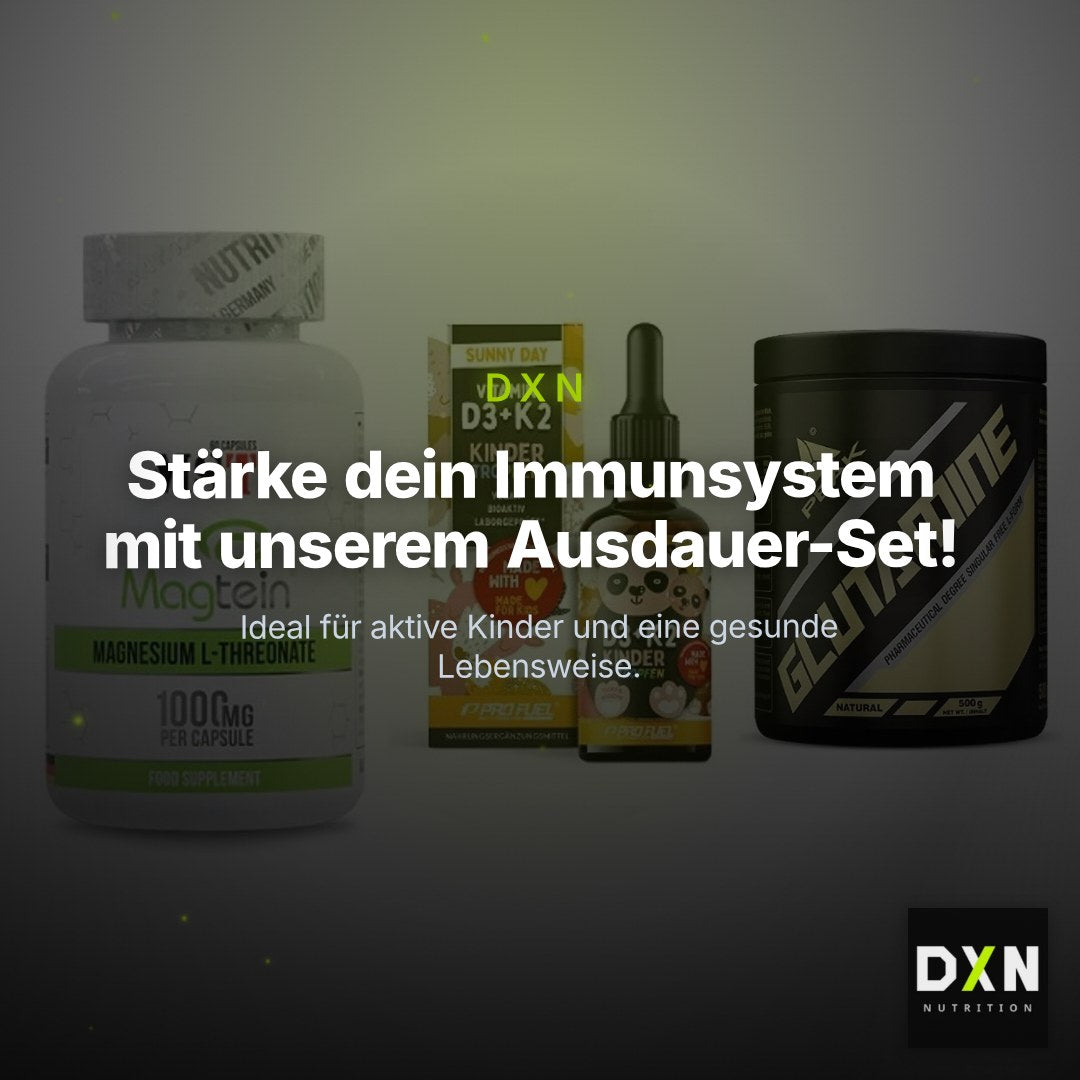 Ausdauer-Set: MST Magnesium + ProFuel VITAMIN + Peak Glutamin – Clean Showcase Plus