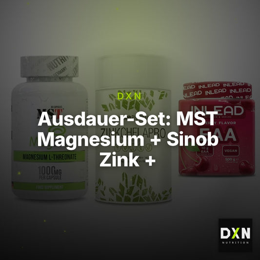Ausdauer-Set: MST Magnesium + Sinob Zink + INLEAD EAA – Clean Showcase Plus