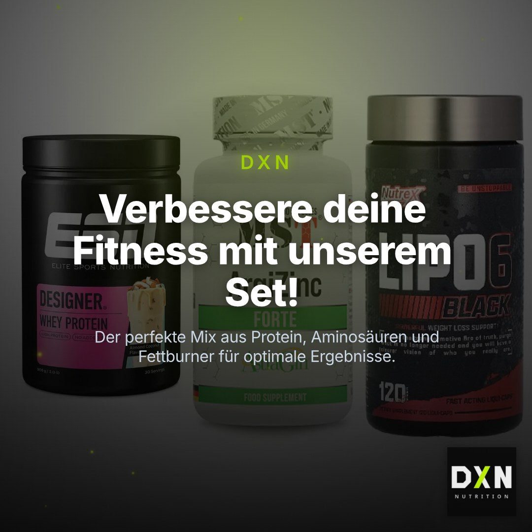 Definitionsphase-Set: ESN Designer + MST ArgiZinc + Nutrex Lipo 6 – Clean Showcase Plus