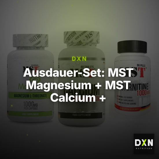 Ausdauer-Set: MST Magnesium + MST Calcium + MST L-Carnitine – Clean Showcase Plus