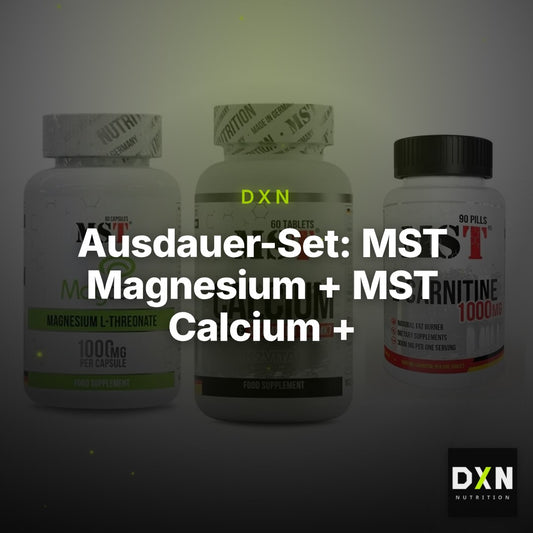 Ausdauer-Set: MST Magnesium + MST Calcium + MST L-Carnitine – Clean Showcase Plus