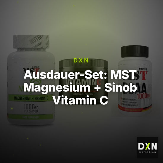 Ausdauer-Set: MST Magnesium + Sinob Vitamin C + MST BCAA 1000 – Clean Showcase Plus