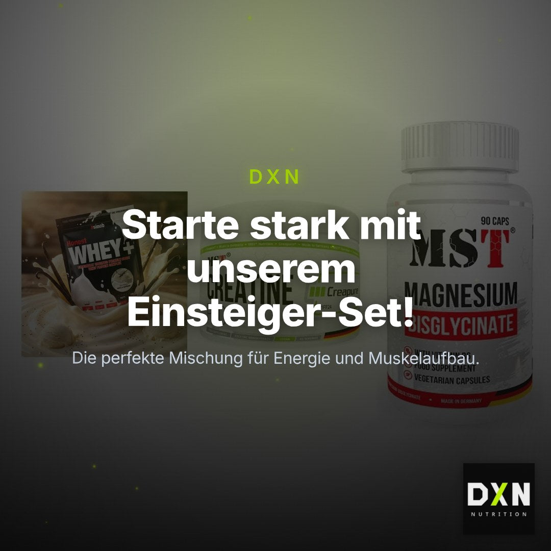Einsteiger-Set: Sinob Honest + MST Creatin Pro + MST Magnesium – Clean Showcase Plus