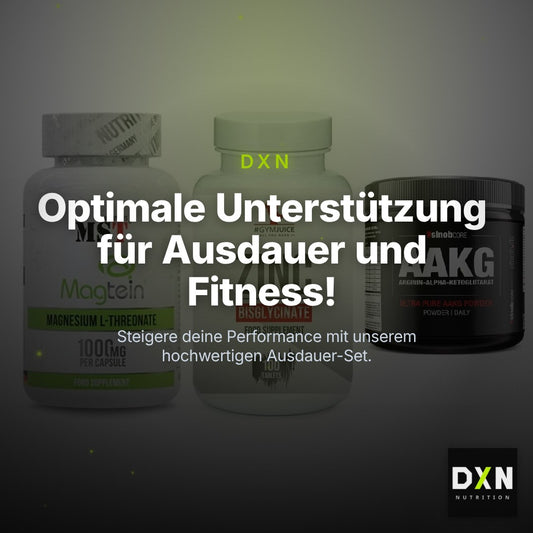 Ausdauer-Set: MST Magnesium + #GYMJUICE ZINC + Sinob Core – Clean Showcase Plus