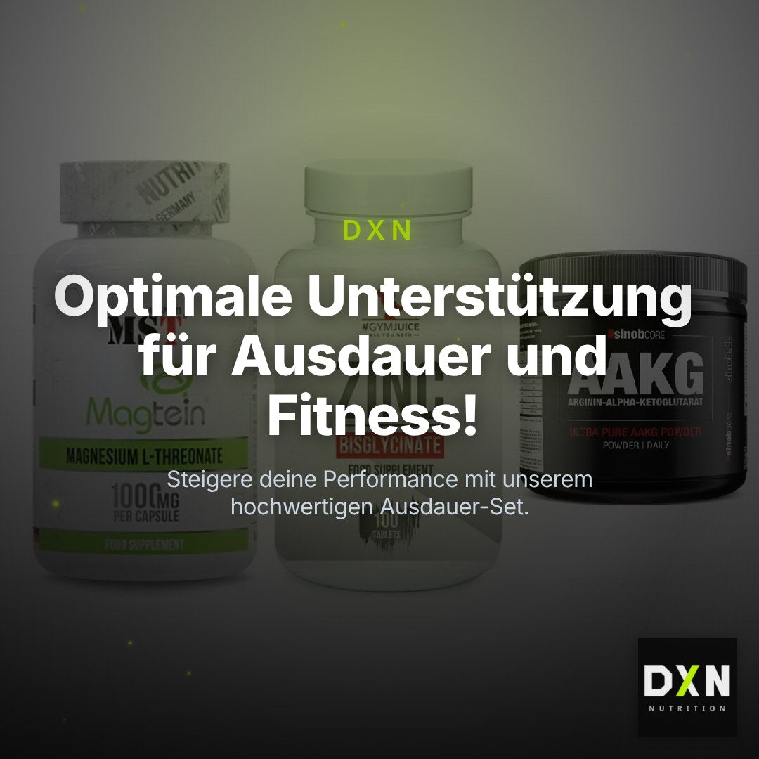 Ausdauer-Set: MST Magnesium + #GYMJUICE ZINC + Sinob Core – Clean Showcase Plus