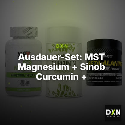 Ausdauer-Set: MST Magnesium + Sinob Curcumin + Olimp Beta-Alani – Clean Showcase Plus
