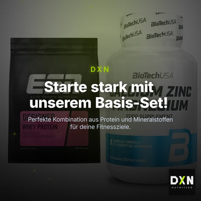 Basis-Set: ESN Designer Whey + BioTech Calcium Zinc Magnesium 100 – Clean Showcase Plus
