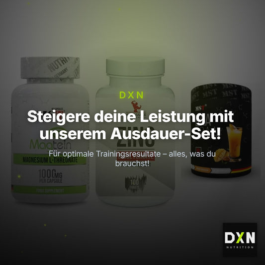 Ausdauer-Set: MST Magnesium + #GYMJUICE ZINC + MST EAA & BCAA – Clean Showcase Plus