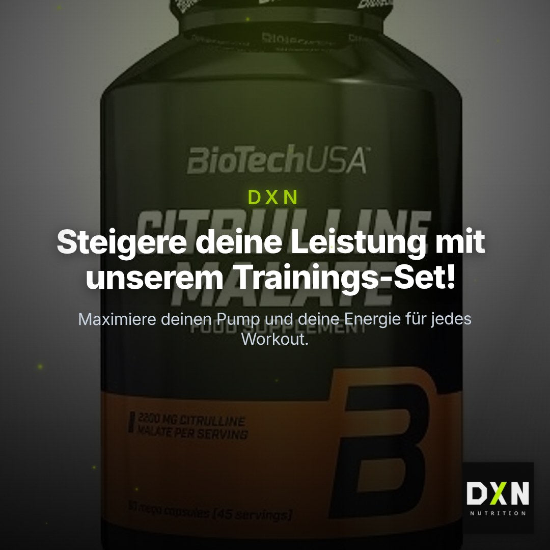 Trainings-Set: ESN Caffeine Caps + BioTech Citrulline Malate – Clean Showcase Plus