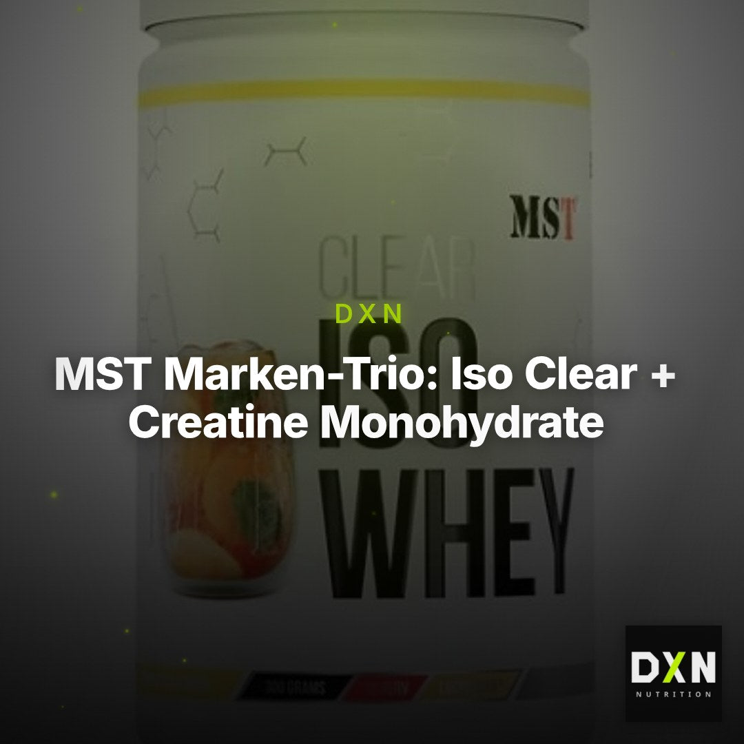 MST Marken-Trio: Iso Clear + Creatine Monohydrate + Arginine RAW – Clean Showcase Plus