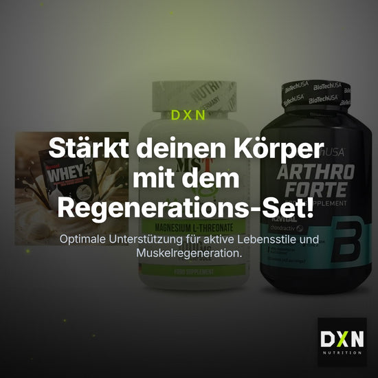 Regenerations-Set: Sinob Honest + MST Magnesium + BioTech Arthro – Clean Showcase Plus