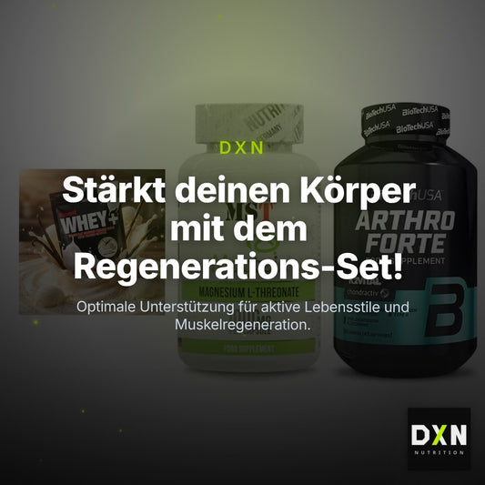 Regenerations-Set: Sinob Honest + MST Magnesium + BioTech Arthro – Clean Showcase Plus