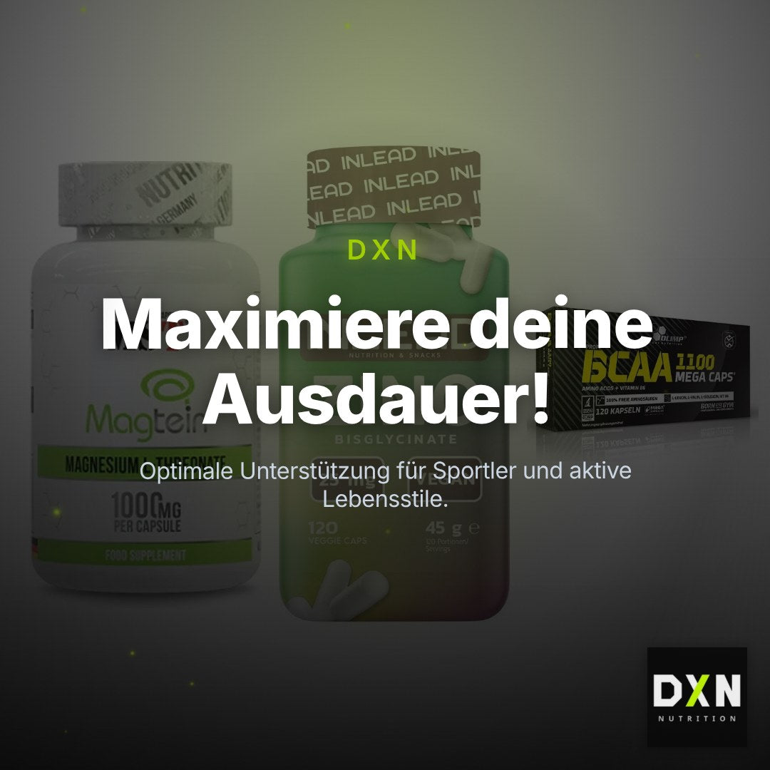 Ausdauer-Set: MST Magnesium + INLEAD Zink + Olimp BCAA Mega – Clean Showcase Plus