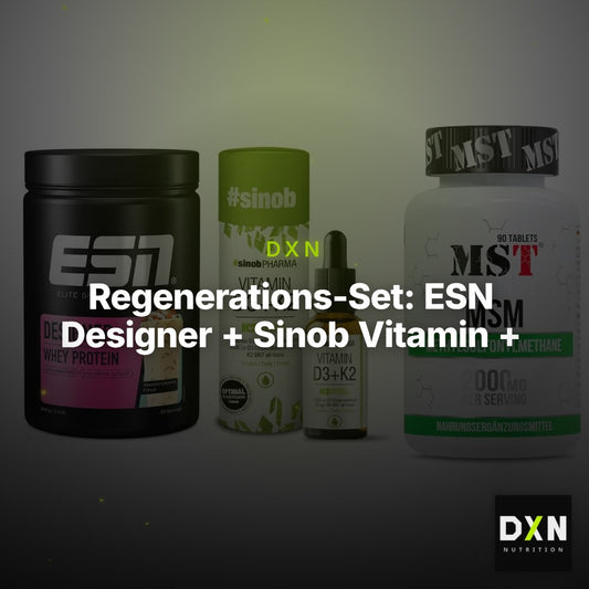Regenerations-Set: ESN Designer + Sinob Vitamin + MST MSM 2000 / – Clean Showcase Plus
