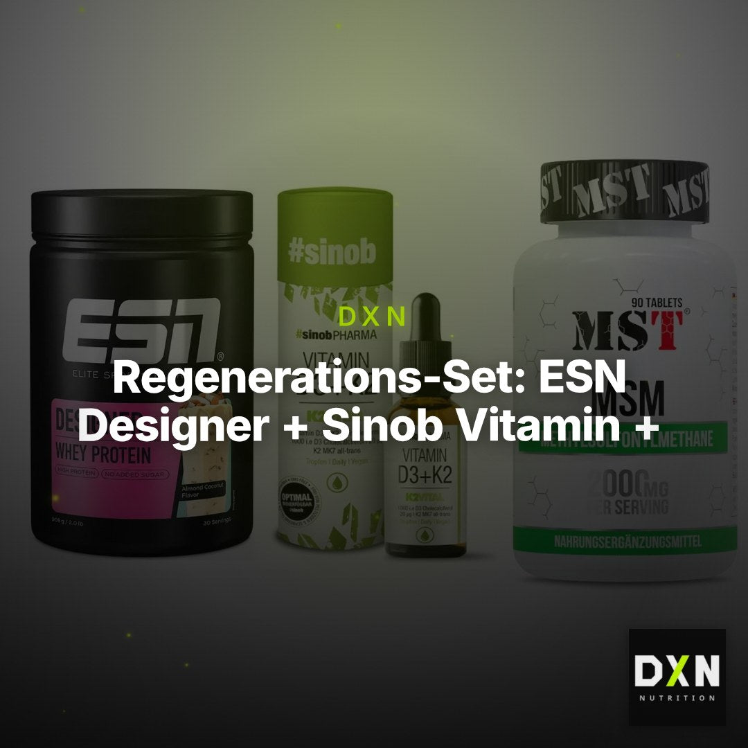 Regenerations-Set: ESN Designer + Sinob Vitamin + MST MSM 2000 / – Clean Showcase Plus