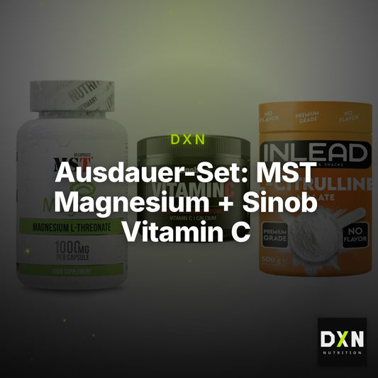 Ausdauer-Set: MST Magnesium + Sinob Vitamin C + INLEAD L-Citrull – Clean Showcase Plus