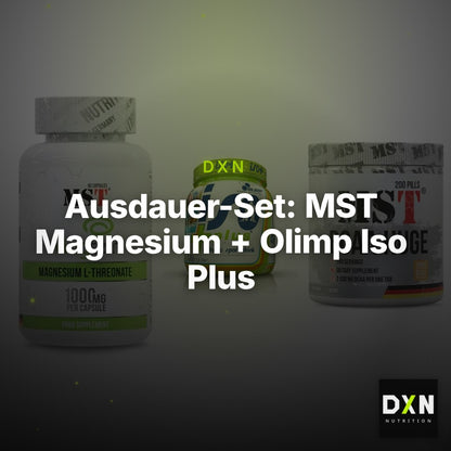 Ausdauer-Set: MST Magnesium + Olimp Iso Plus + MST BCAA Huge – Clean Showcase Plus