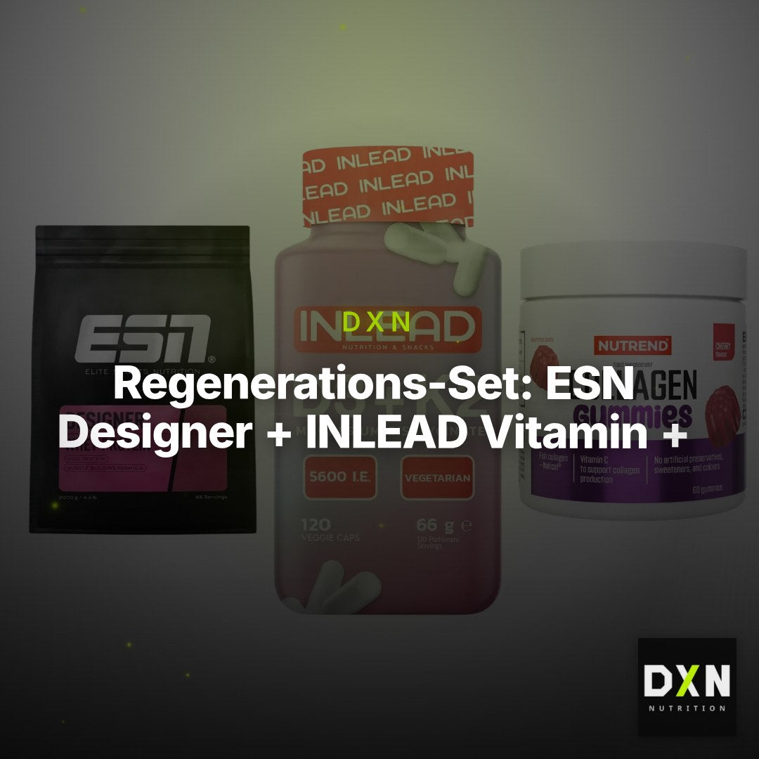 Regenerations-Set: ESN Designer + INLEAD Vitamin + Nutrend Collage – Clean Showcase Plus