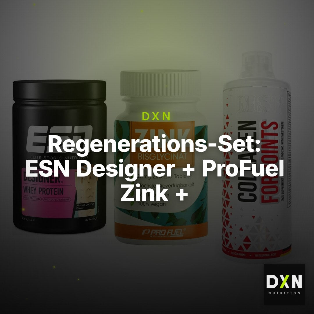 Regenerations-Set: ESN Designer + ProFuel Zink + MST Collagen – Clean Showcase Plus