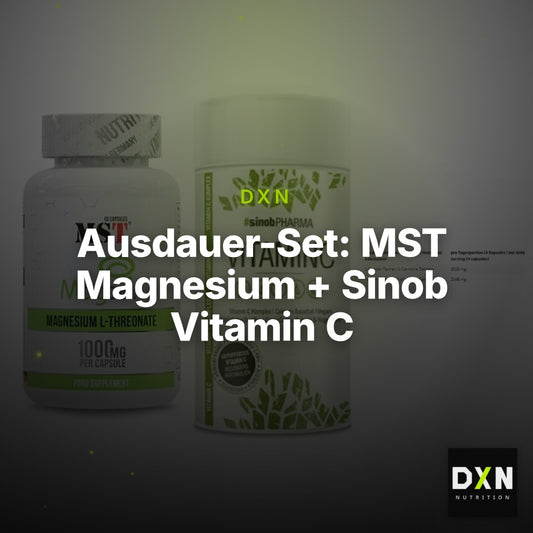 Ausdauer-Set: MST Magnesium + Sinob Vitamin C + INLEAD L-Carniti – Clean Showcase Plus