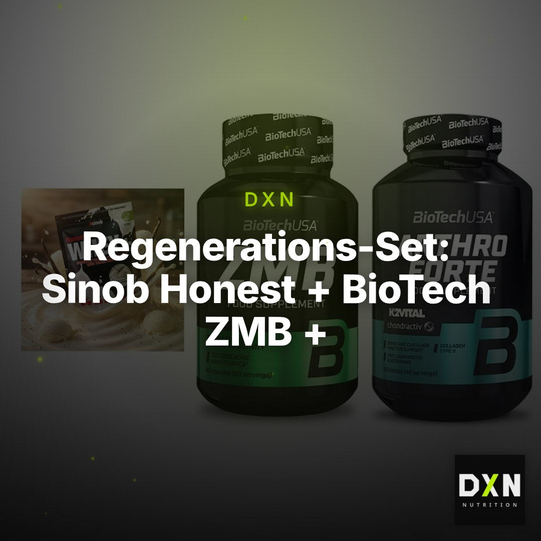 Regenerations-Set: Sinob Honest + BioTech ZMB + BioTech Arthro – Clean Showcase Plus