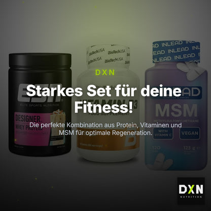 Regenerations-Set: ESN Designer + BioTech Vitamin + INLEAD MSM – Clean Showcase Plus