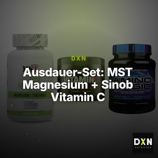 Ausdauer-Set: MST Magnesium + Sinob Vitamin C + Scitec Amino – Clean Showcase Plus