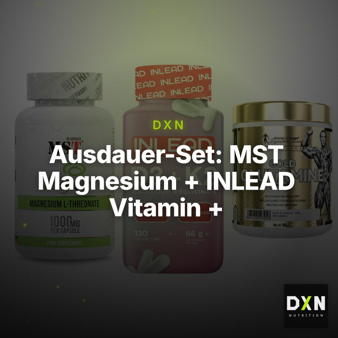 Ausdauer-Set: MST Magnesium + INLEAD Vitamin + Kevin Levrone – Clean Showcase Plus