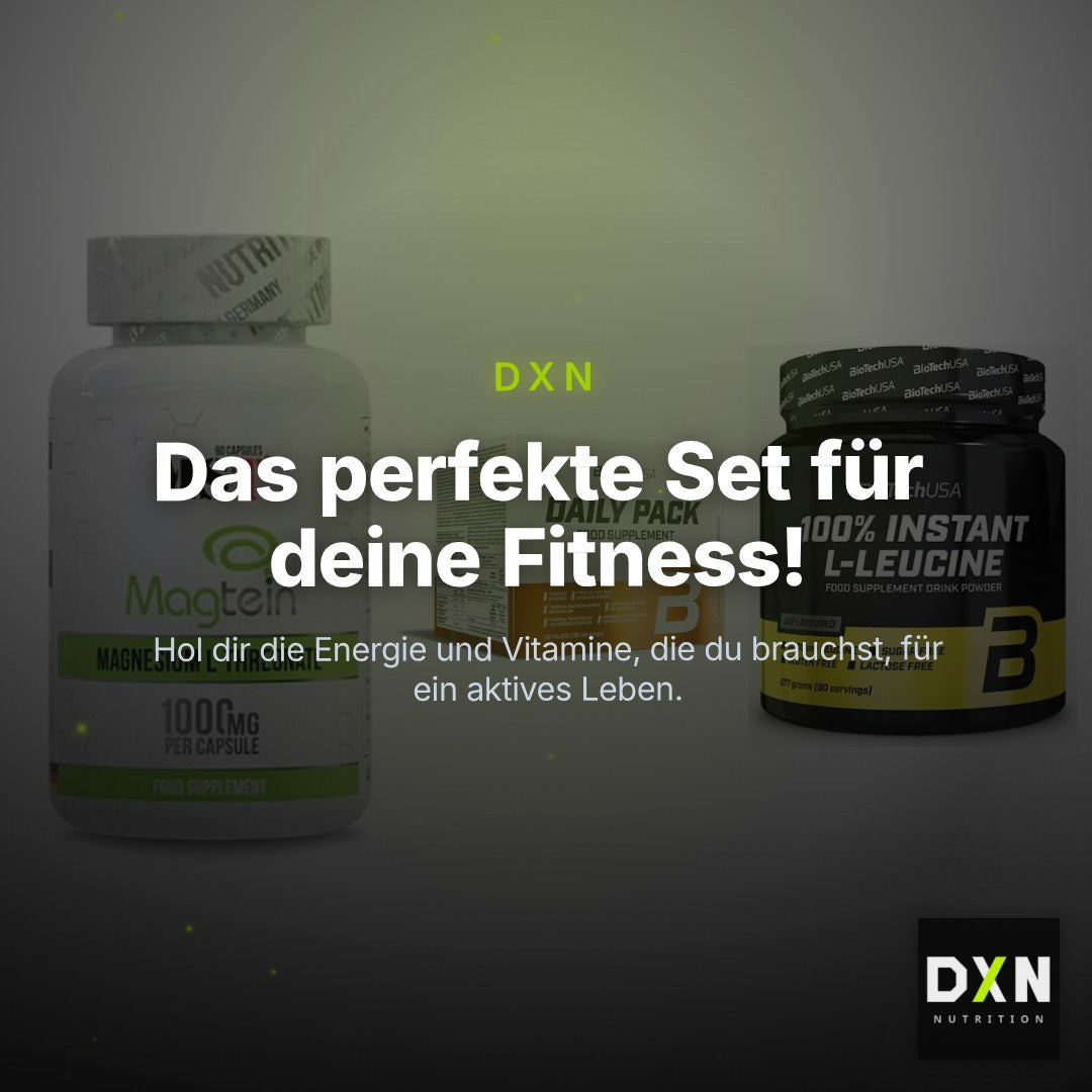 Ausdauer-Set: MST Magnesium + BioTech Daily + BioTech 100% – Clean Showcase Plus