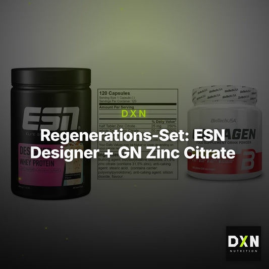Regenerations-Set: ESN Designer + GN Zinc Citrate + BioTech Collage – Clean Showcase Plus