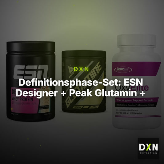 Definitionsphase-Set: ESN Designer + Peak Glutamin + USP Labs – Clean Showcase Plus