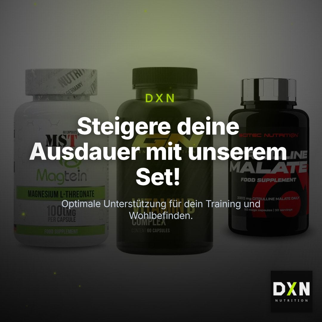 Ausdauer-Set: MST Magnesium + GN Vitamin + Scitec Citrullin – Clean Showcase Plus