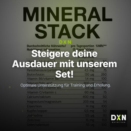Ausdauer-Set: MST Magnesium + INLEAD Mineral + Body Attack – Clean Showcase Plus